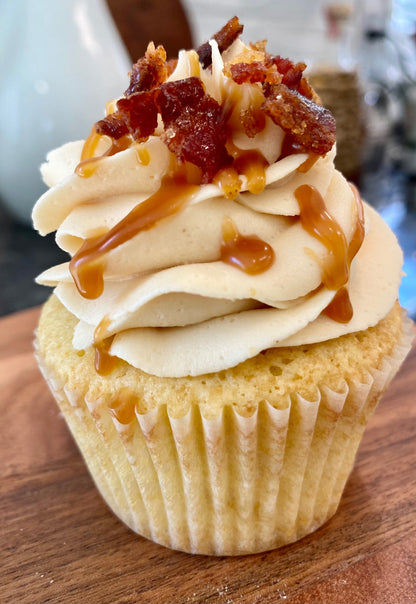 Bacon Bourbon Cupcakes