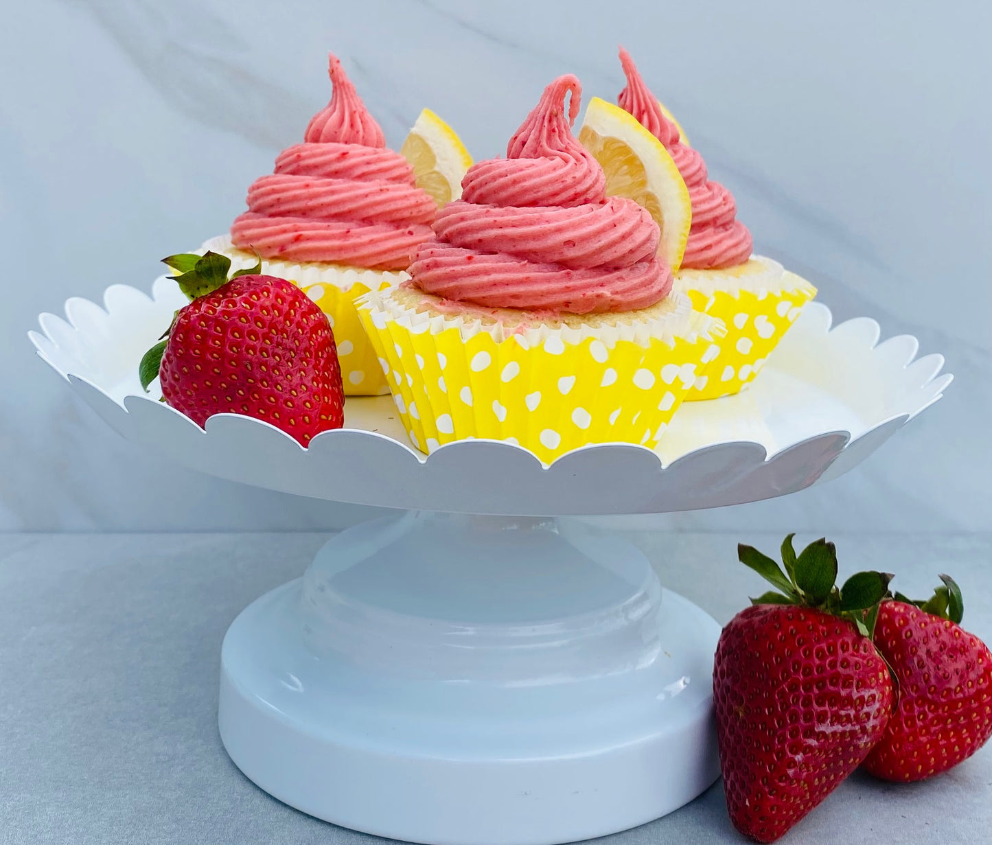 Strawberry Lemon Cupcakes